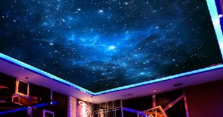 Натяжной потолок звездное небо Кизилюрт, цена от 5365 руб.