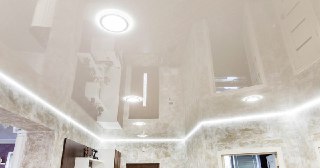 Натяжной ПВХ потолок Кизилюрт, цена от 2155 руб.